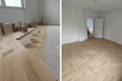 Stabparkett Eiche massiv